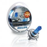 Комплект автоламп Philips H4 12V- 60/55W Diamond Vision (2 шт) 12342 DV